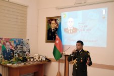 Vətən müharibəsi şəhidinin xatirəsinə həsr olunan anım mərasimi keçirilib (PHOTO)