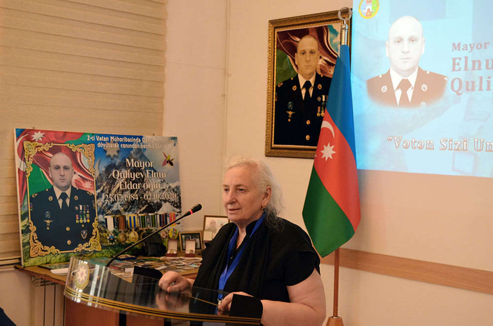 Vətən müharibəsi şəhidinin xatirəsinə həsr olunan anım mərasimi keçirilib (PHOTO)