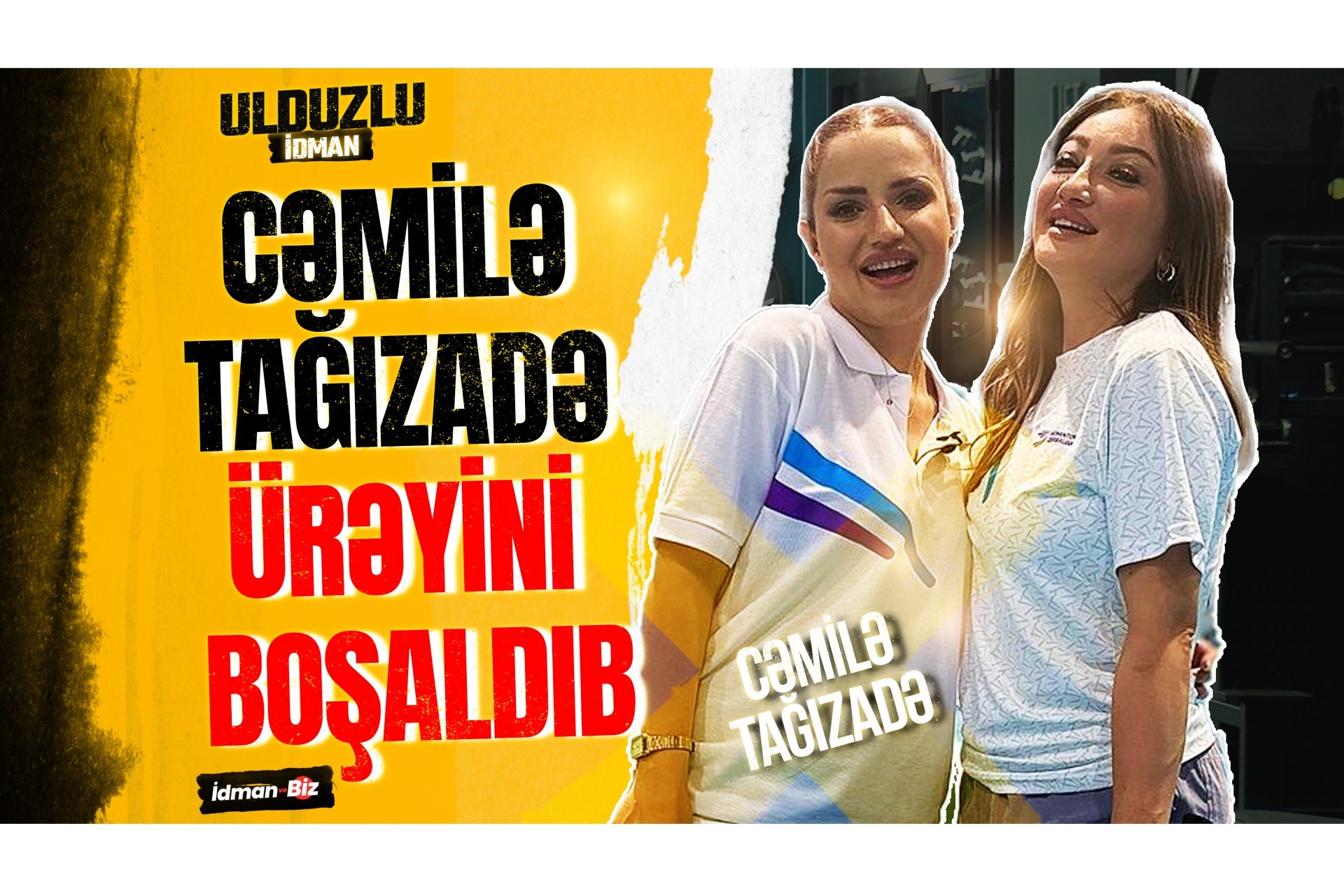 Cəmilə Tağızadə millinin baş məşqçisi ilə gücünü sınadı (VİDEO)