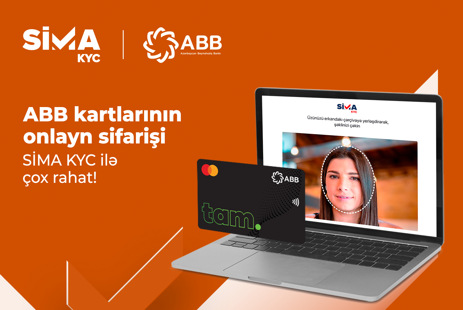 ABB debet kartlarını SİMA KYC ilə onlayn sifariş et