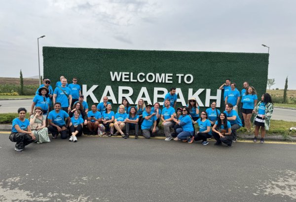 13 ölkədən dünya miqyaslı səyyahlar Ağdamda (FOTO/VİDEO) (YENİLƏNİB)