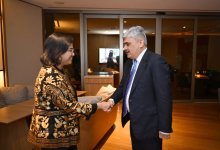 Samir Şərifov iqlim maliyyəsi üzrə hədəfin qəbul olunması üçün G20 dövlətlərinin maliyyə nazirlərinə çağırış edib (FOTO)
