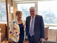 Samir Şərifov iqlim maliyyəsi üzrə hədəfin qəbul olunması üçün G20 dövlətlərinin maliyyə nazirlərinə çağırış edib (FOTO)