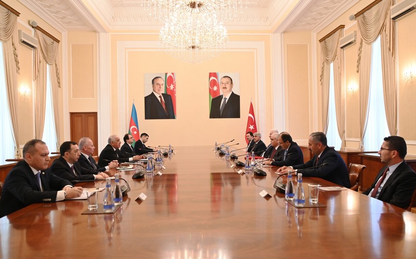 Əli Əsədov Türkiyə Konstitusiya Məhkəməsinin sədri ilə görüşdü