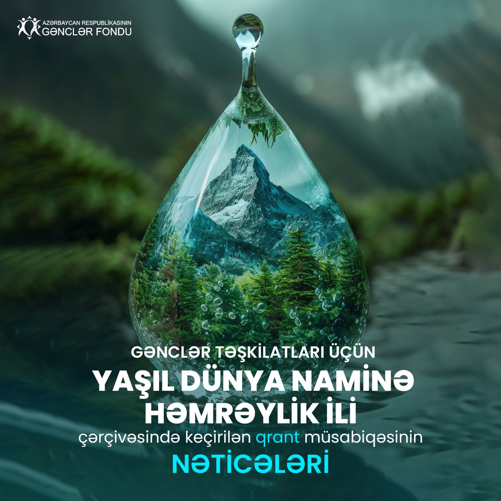 Gənclər Fondu “Yaşıl dünya naminə həmrəylik ili” çərçivəsində keçirilən qrant müsabiqəsinin nəticələrini elan edib
