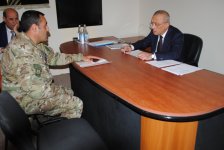 Azərbaycan Dövlət Su Ehtiyatları Agentliyinin sədri Şirvanda vətəndaşlarla görüşüb (FOTO)