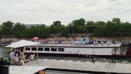 "Paris-2024": Sena çayında Azərbaycan idmançılarının paradı olub (FOTO/VİDEO)