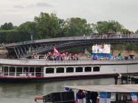 "Paris-2024": Sena çayında Azərbaycan idmançılarının paradı olub (FOTO/VİDEO)