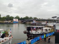 "Paris-2024": Sena çayında Azərbaycan idmançılarının paradı olub (FOTO/VİDEO)
