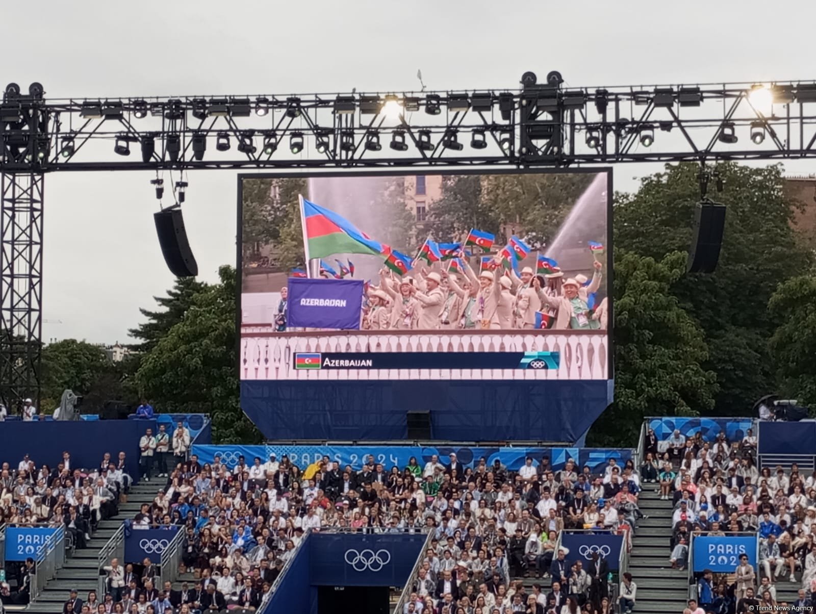 "Paris-2024": Sena çayında Azərbaycan idmançılarının paradı olub (FOTO/VİDEO)