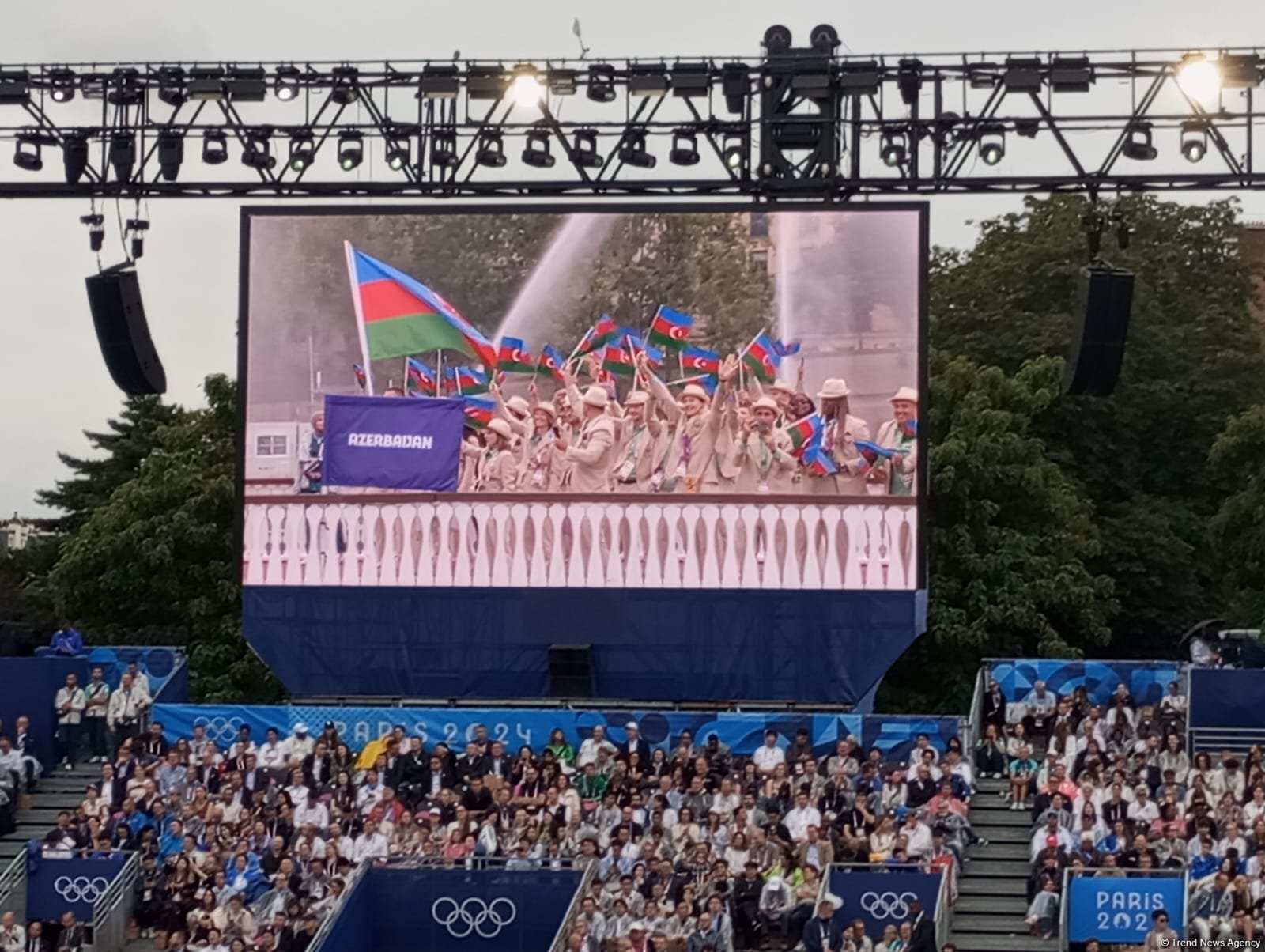 "Paris-2024": Sena çayında Azərbaycan idmançılarının paradı olub (FOTO/VİDEO)