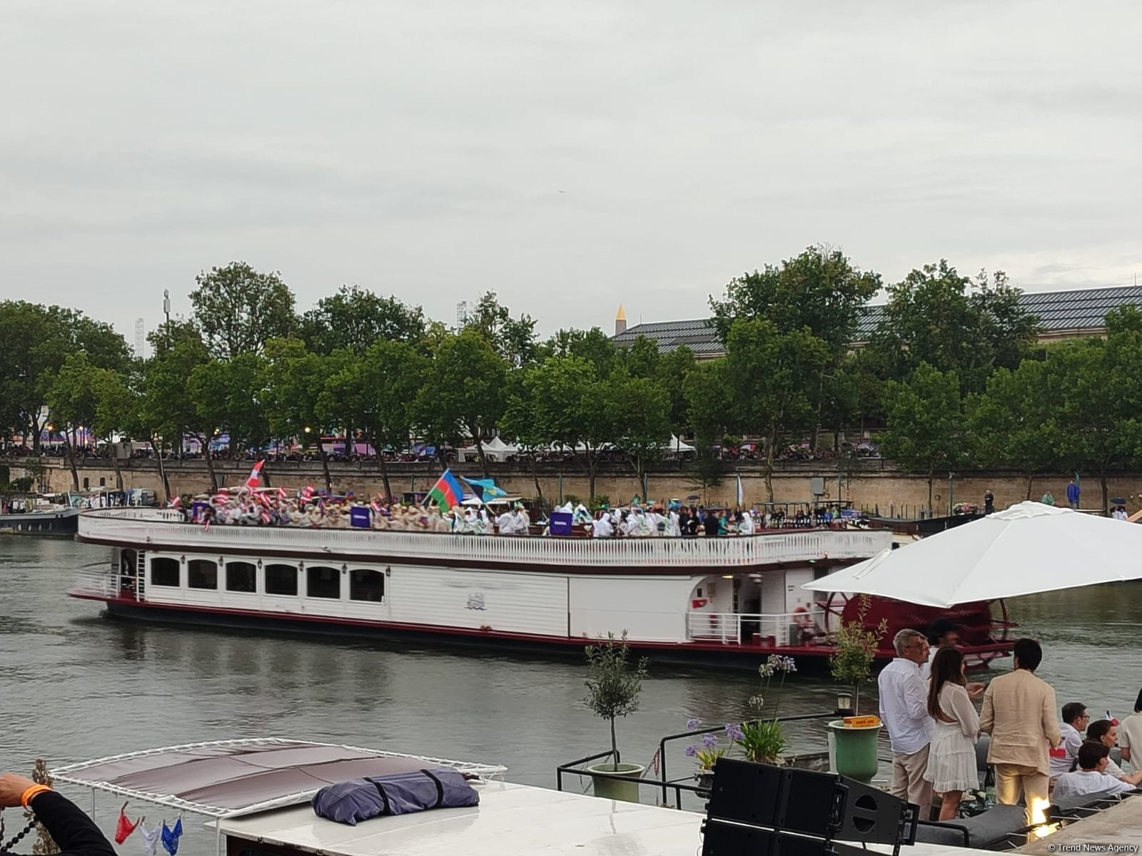 "Paris-2024": Sena çayında Azərbaycan idmançılarının paradı olub (FOTO/VİDEO)