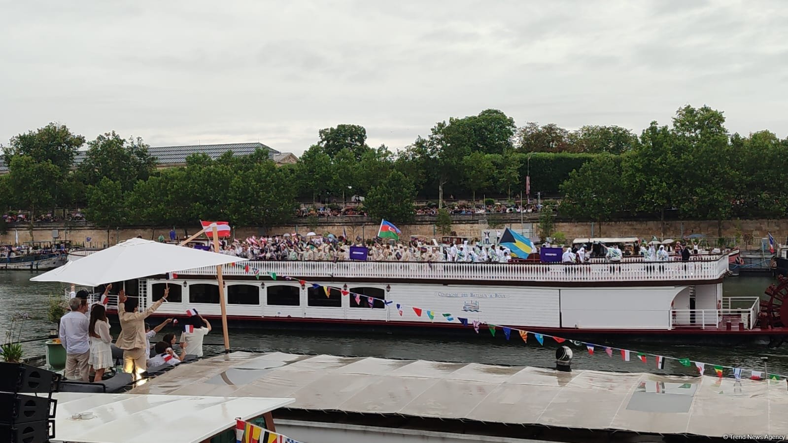 "Paris-2024": Sena çayında Azərbaycan idmançılarının paradı olub (FOTO/VİDEO)