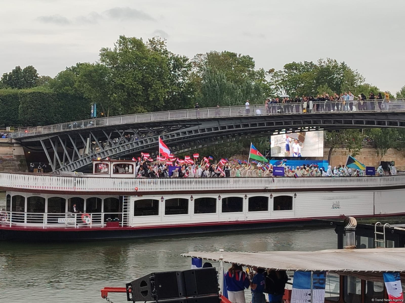 "Paris-2024": Sena çayında Azərbaycan idmançılarının paradı olub (FOTO/VİDEO)