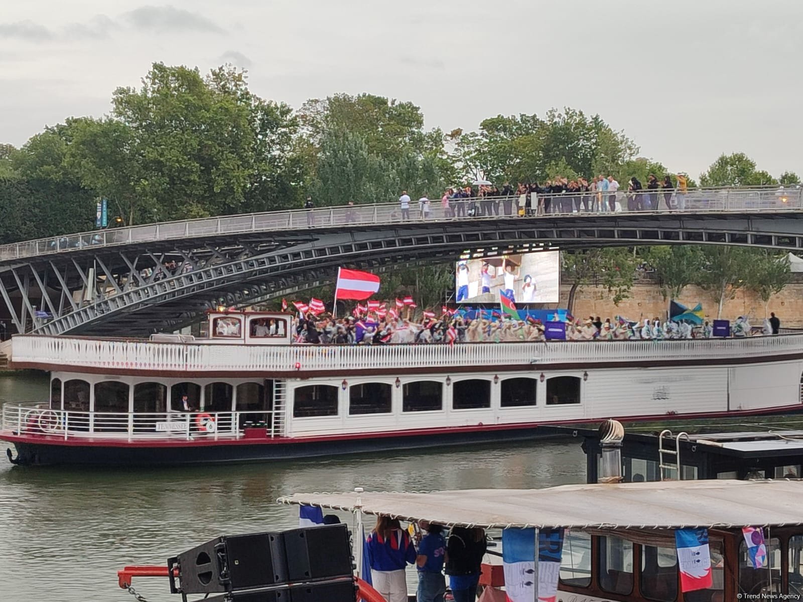 "Paris-2024": Sena çayında Azərbaycan idmançılarının paradı olub (FOTO/VİDEO)