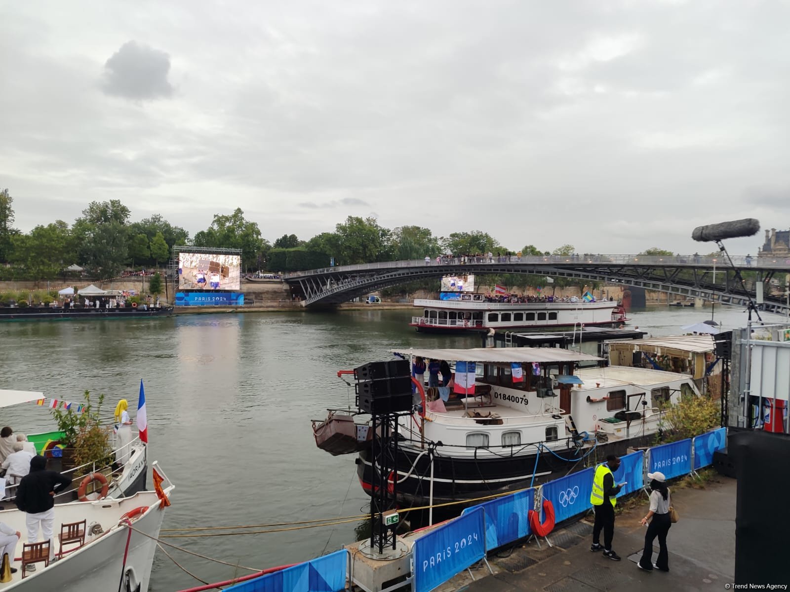 "Paris-2024": Sena çayında Azərbaycan idmançılarının paradı olub (FOTO/VİDEO)