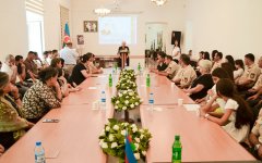 Vətən müharibəsi şəhidinin xatirəsinə həsr olunan anım mərasimi keçirilib (FOTO)
