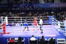 Azərbaycan boksçusu "Paris-2024"-də 1/4 finala yüksəlib (FOTO)