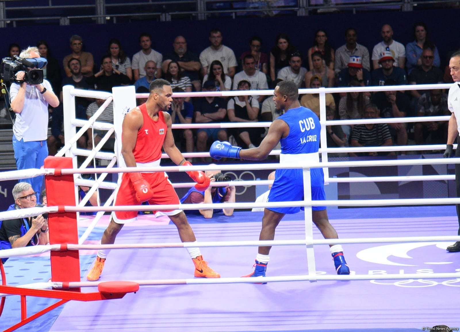 Azərbaycan boksçusu "Paris-2024"-də 1/4 finala yüksəlib (FOTO)