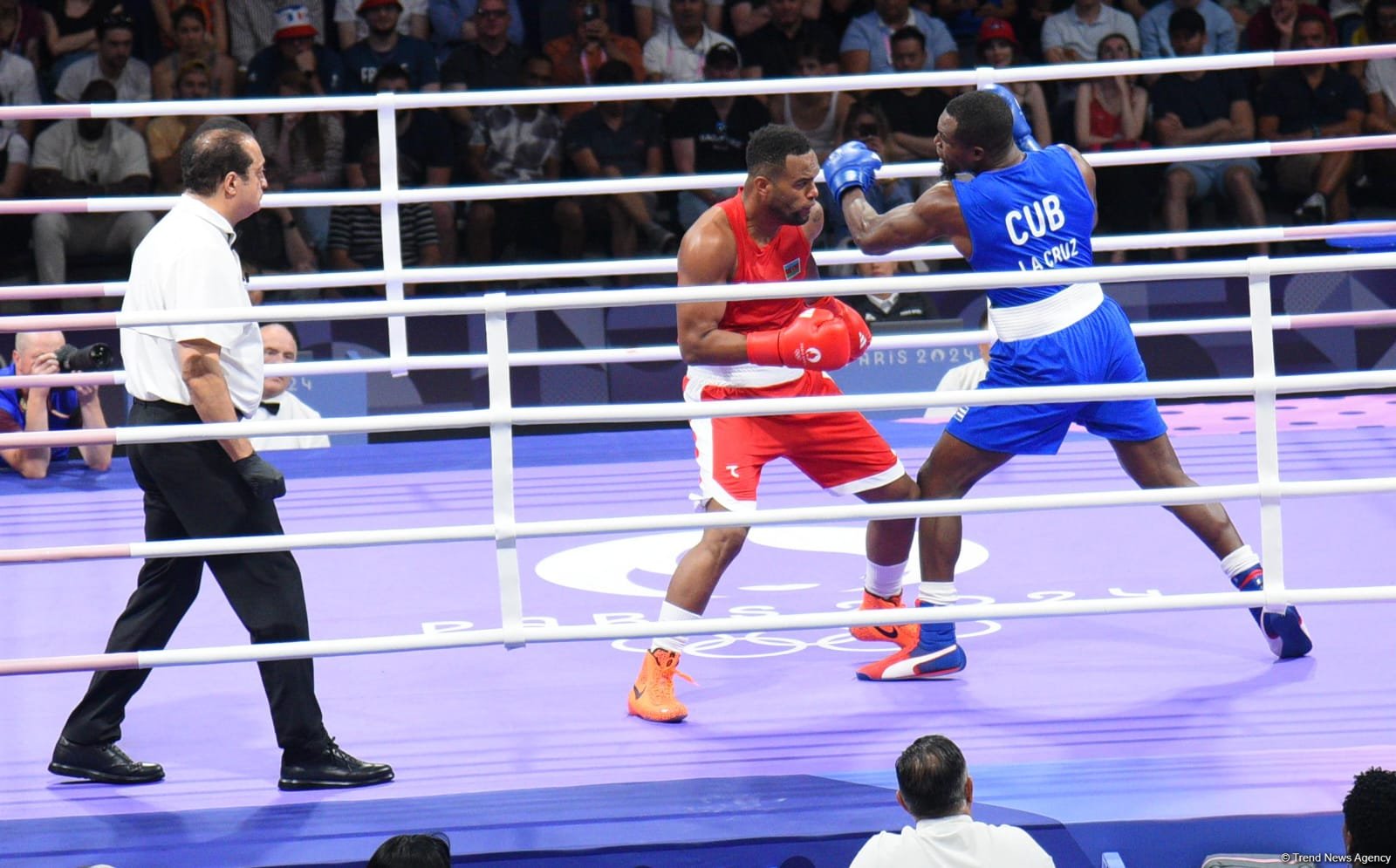 Azərbaycan boksçusu "Paris-2024"-də 1/4 finala yüksəlib (FOTO)