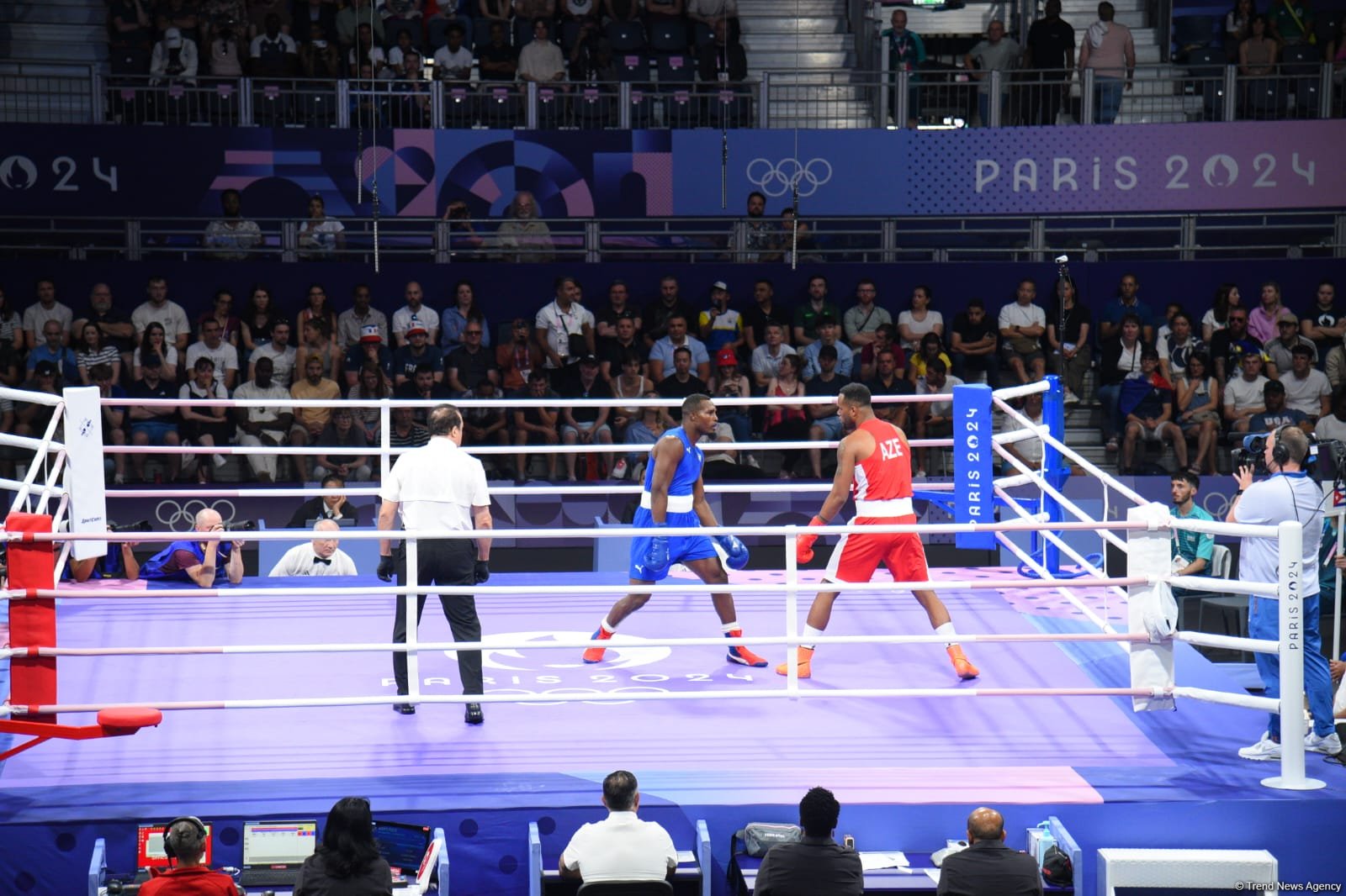 Azərbaycan boksçusu "Paris-2024"-də 1/4 finala yüksəlib (FOTO)