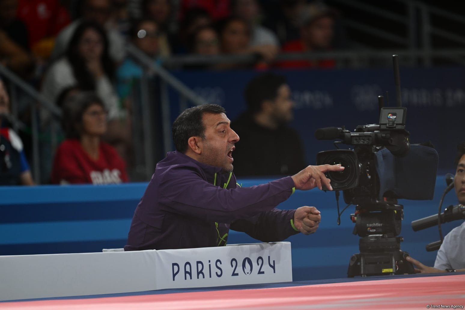 Azərbaycan idmançısı "Paris-2024"-də mübarizəni dayandırıb (FOTO)