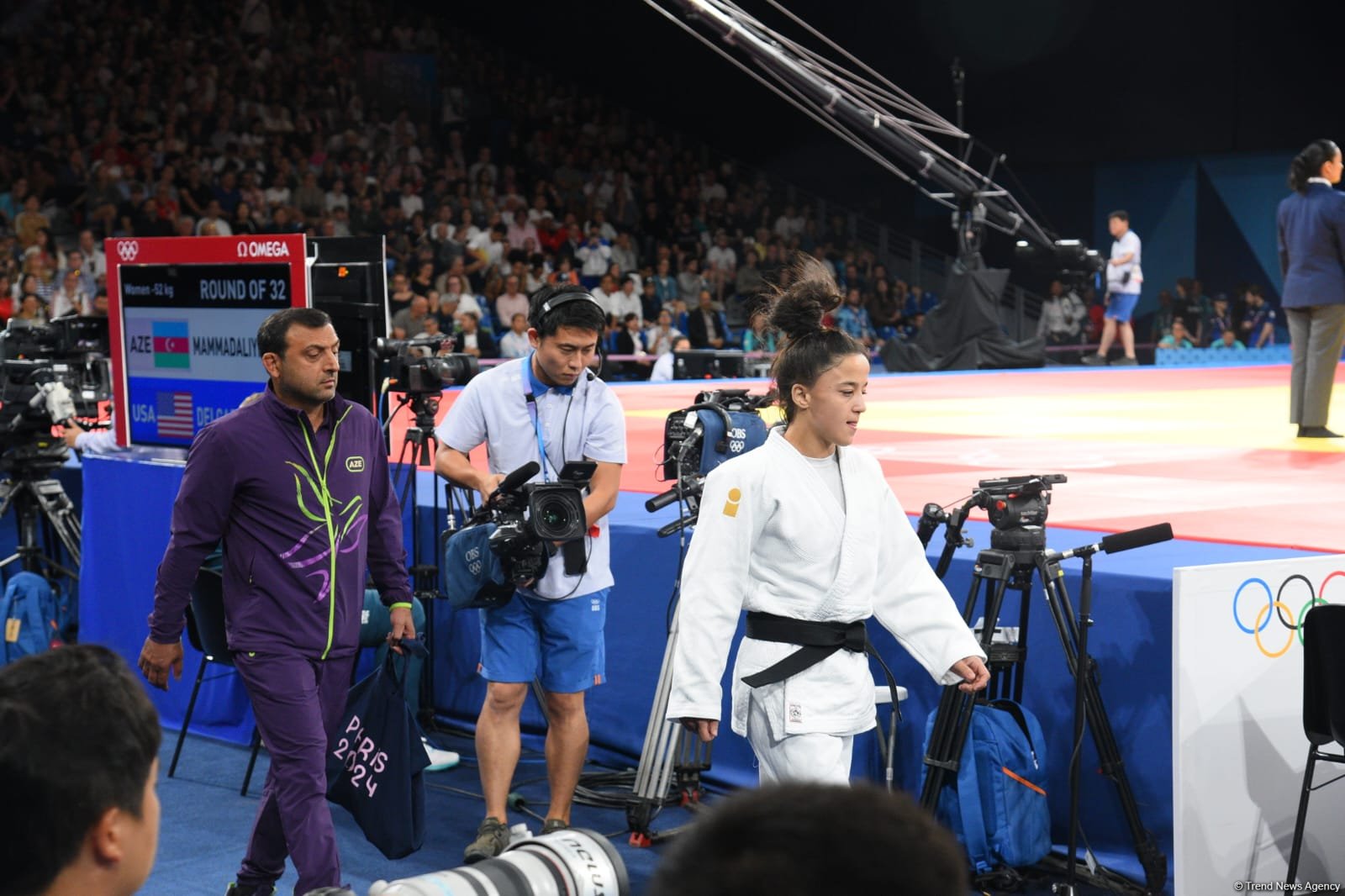 Azərbaycan idmançısı "Paris-2024"-də mübarizəni dayandırıb (FOTO)