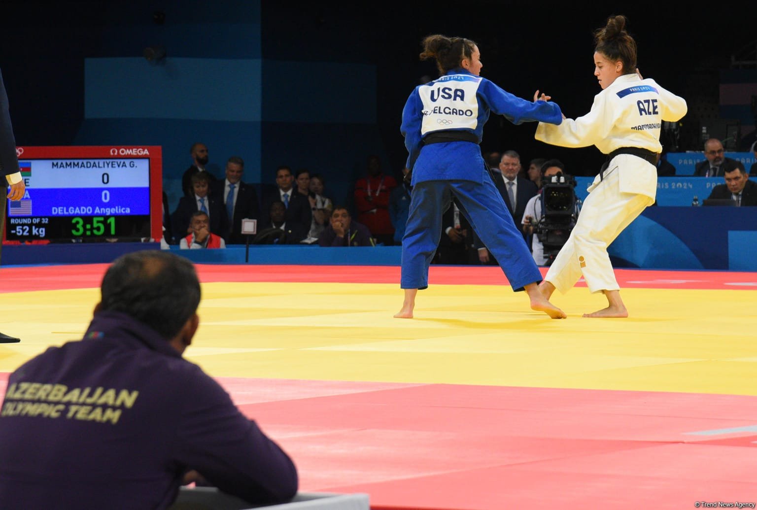 Azərbaycan idmançısı "Paris-2024"-də mübarizəni dayandırıb (FOTO)