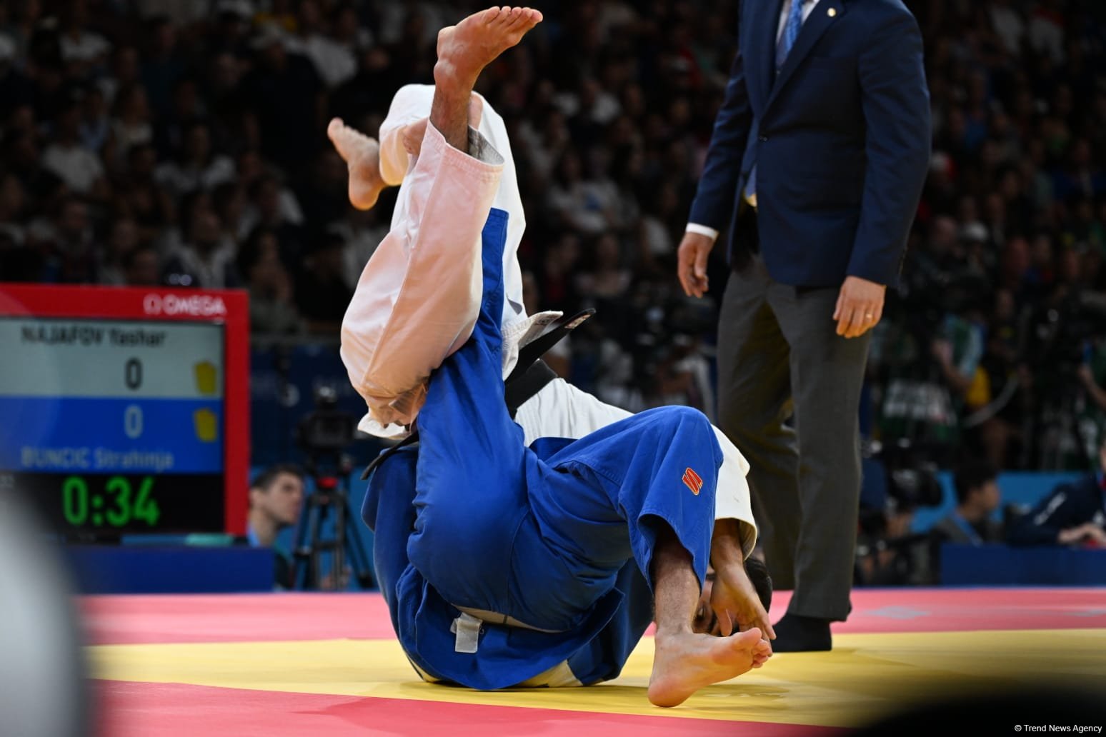 Cüdoçumuz Yaşar Nəcəfov "Paris-2024"-də mübarizəni dayandırıb (FOTO)