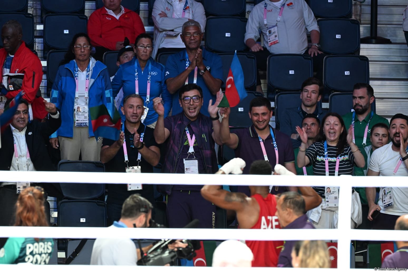 Azərbaycan boksçusu "Paris-2024"-də 1/4 finala yüksəlib (FOTO)