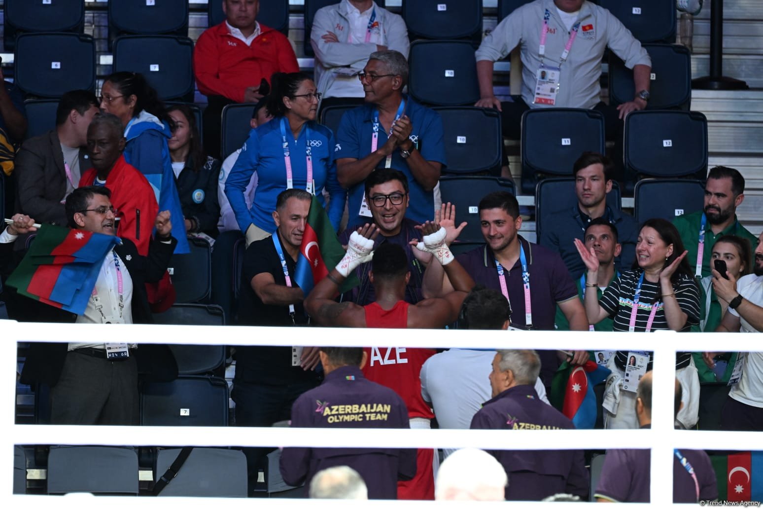 Azərbaycan boksçusu "Paris-2024"-də 1/4 finala yüksəlib (FOTO)