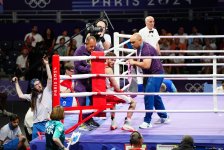 Paris-2024: Azərbaycan boksçusu mübarizəni dayandırıb (FOTO)