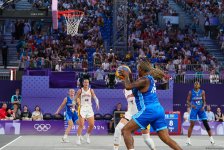 Paris-2024: Azərbaycanın qadınlardan ibarət 3x3 basketbol millisi mübarizəni dayandırıb