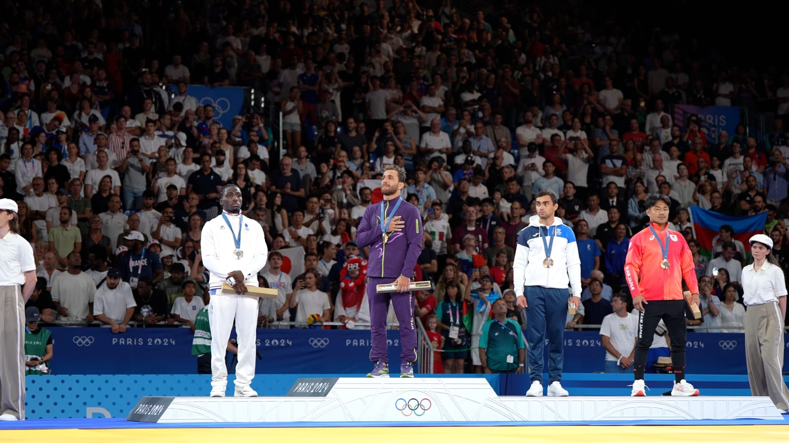 Hidayət Heydərov olimpiya çempionu oldu - Paris-2024 (FOTO) (YENİLƏNİB)