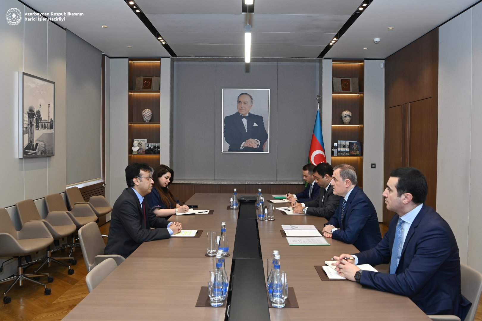Ceyhun Bayramov Pakistanın Azərbaycana yeni təyin olunan səfirini qəbul edib (FOTO)