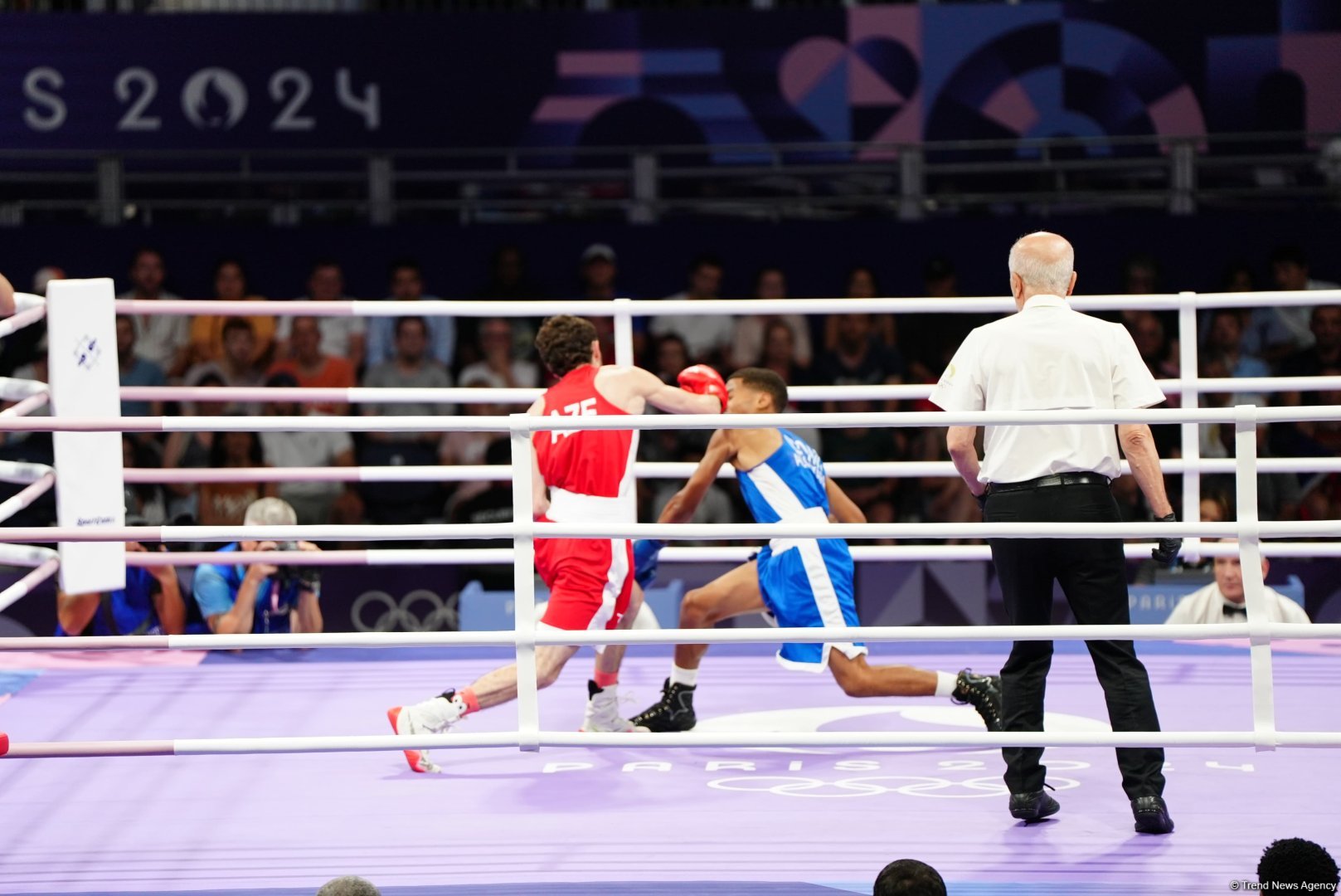 Paris-2024: Azərbaycan boksçusu mübarizəni dayandırıb (FOTO)