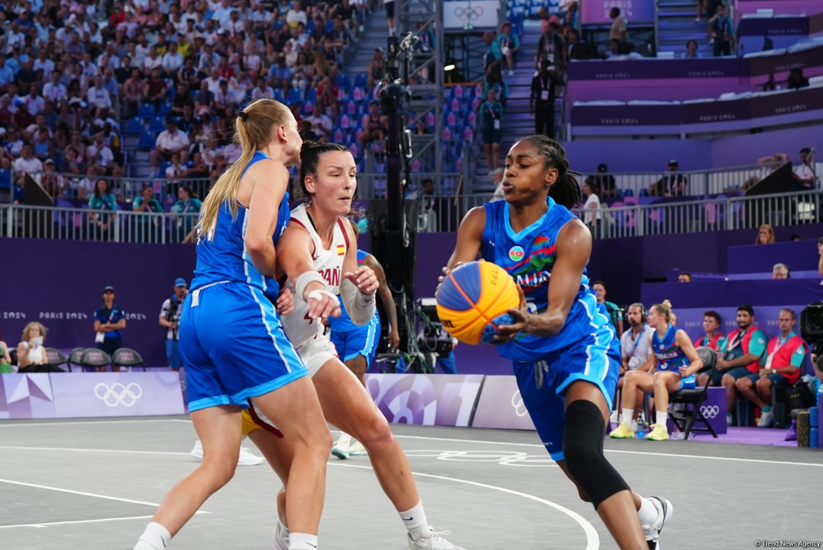 Paris-2024: Azərbaycanın qadınlardan ibarət 3x3 basketbol millisi mübarizəni dayandırıb