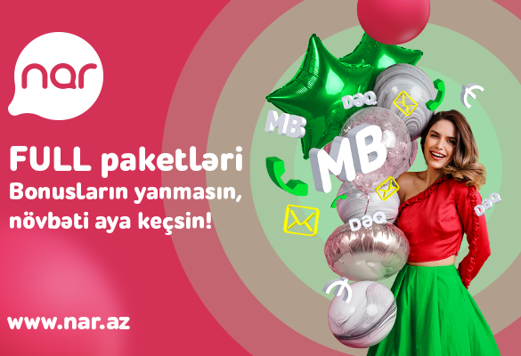 Yanmayan bonuslar “Nar”ın “Full” tariflərində!