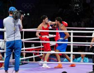Paris-2024: Azərbaycan boksçusu mübarizəni dayandırdı (FOTO)