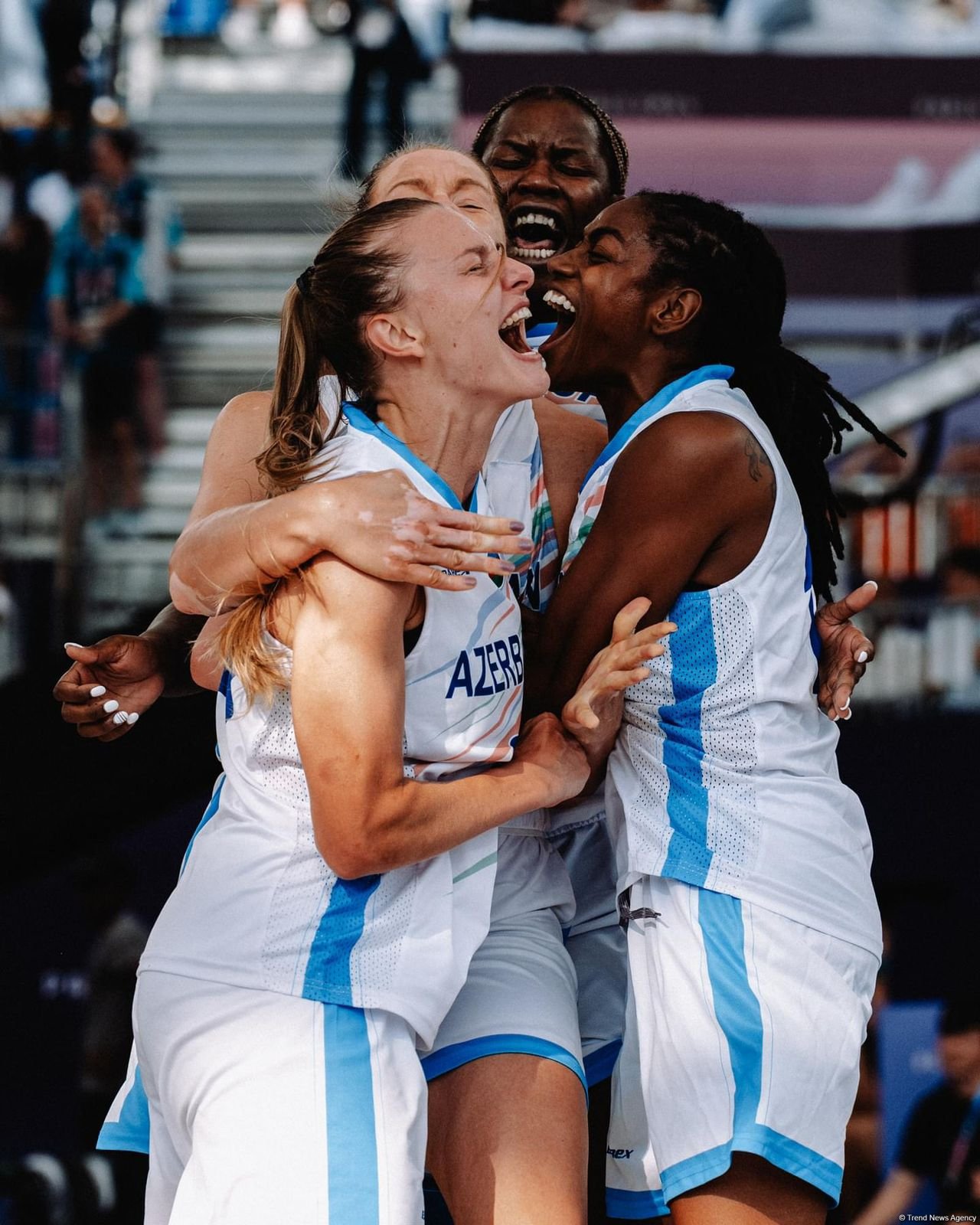 Paris-2024: Azərbaycanın 3x3 basketbol millisi günün ikinci matçında qalib gəldi (FOTO)