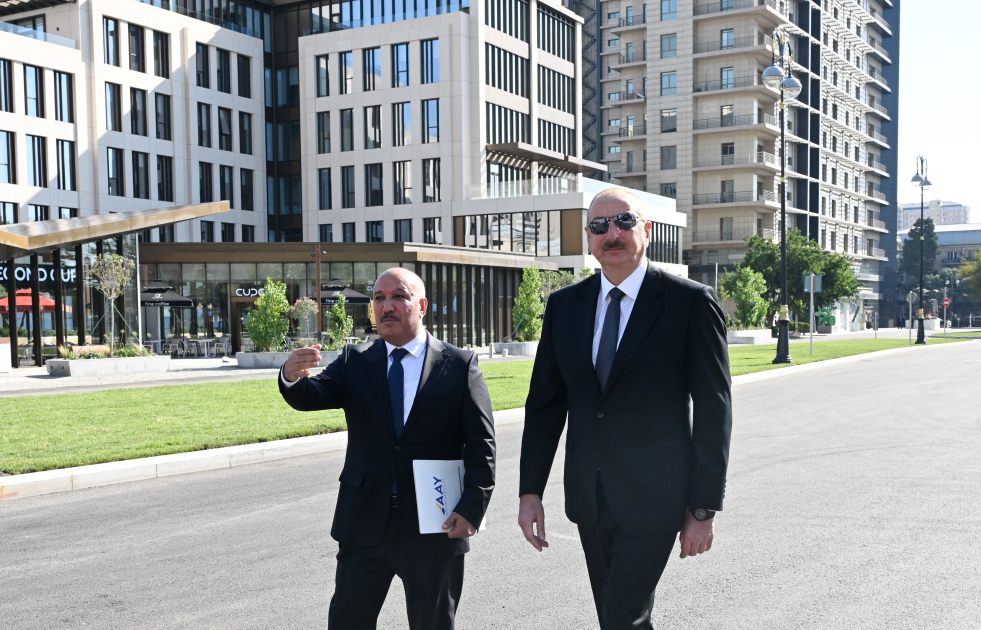 Prezident İlham Əliyev “Cavanşir” körpüsünün yerində inşa olunmuş yeni avtomobil yolunun açılışında iştirak edib (FOTO/VİDEO) (YENİLƏNİB)