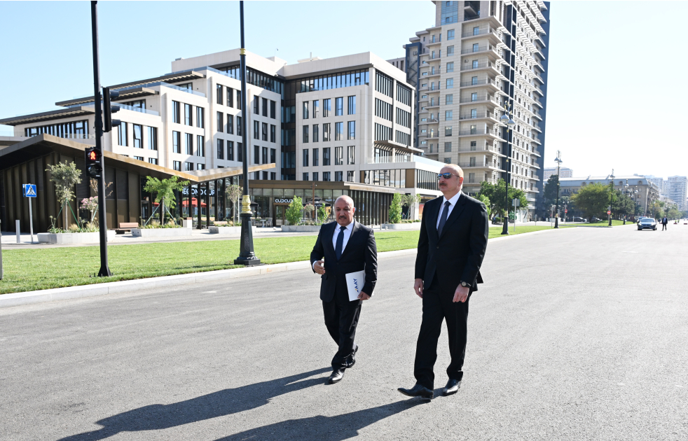 Prezident İlham Əliyev “Cavanşir” körpüsünün yerində inşa olunmuş yeni avtomobil yolunun açılışında iştirak edib (FOTO/VİDEO) (YENİLƏNİB)