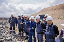 “AzerGold” QSC-nin İşçi qrupu hasilatın pay bölgüsü haqqında Saziş çərçivəsində Gədəbəydəki mədənlərə baxış keçirib (FOTO)