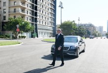 Prezident İlham Əliyev “Cavanşir” körpüsünün yerində inşa olunmuş yeni avtomobil yolunun açılışında iştirak edib (FOTO/VİDEO) (YENİLƏNİB)