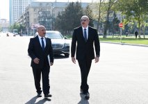 Prezident İlham Əliyev “Cavanşir” körpüsünün yerində inşa olunmuş yeni avtomobil yolunun açılışında iştirak edib (FOTO/VİDEO) (YENİLƏNİB)