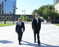 Prezident İlham Əliyev “Cavanşir” körpüsünün yerində inşa olunmuş yeni avtomobil yolunun açılışında iştirak edib (FOTO/VİDEO) (YENİLƏNİB)