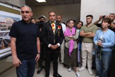 Diaspor Gənclərinin V Yay Düşərgəsi iştirakçıları Xankəndində Qarabağ Universitetində olublar (FOTO)