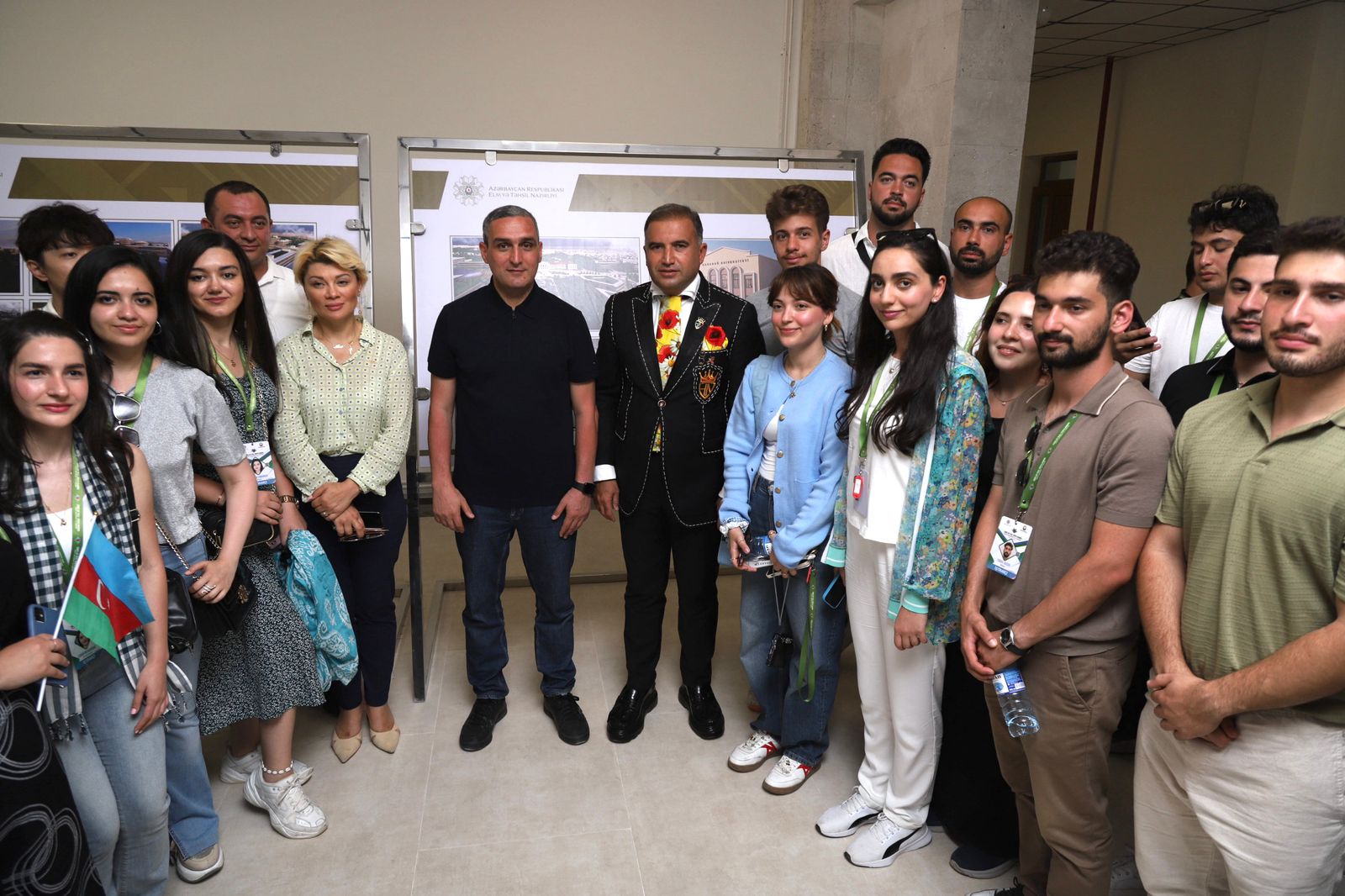 Diaspor Gənclərinin V Yay Düşərgəsi iştirakçıları Xankəndində Qarabağ Universitetində olublar (FOTO)