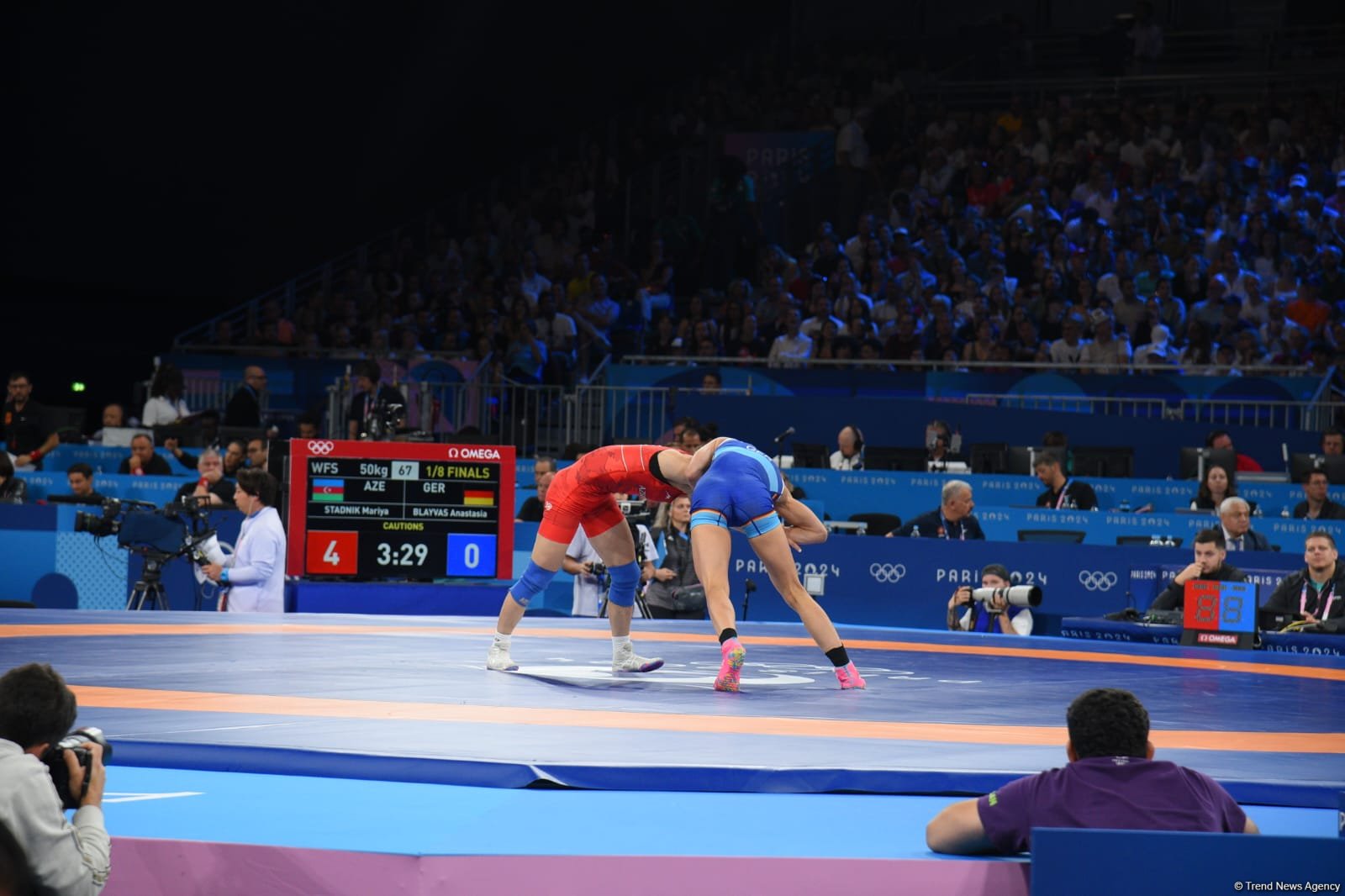 Paris-2024: Stadnik 1/4 finalda məğlub oldu (YENİLƏNİB) (FOTO)