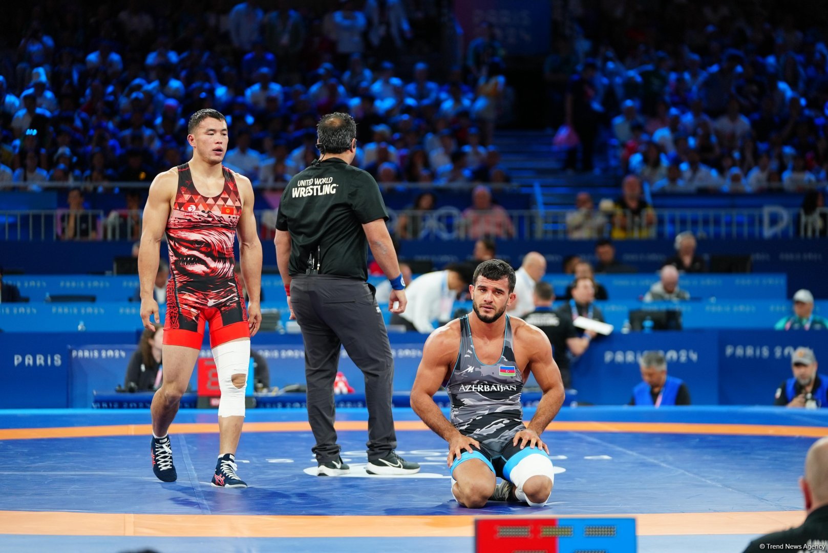 Paris-2024: Güləşçimiz Sənan Süleymanov olimpiadanı medalsız başa vurdu (FOTO)